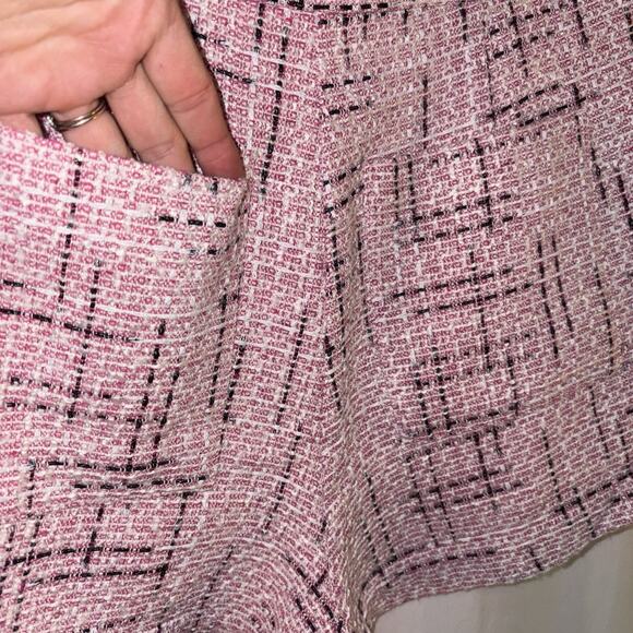Maeve by Anthropologie Pink Plaid Shorts Women's Size 6 with pockets Perfect EUC - Picture 5 of 11